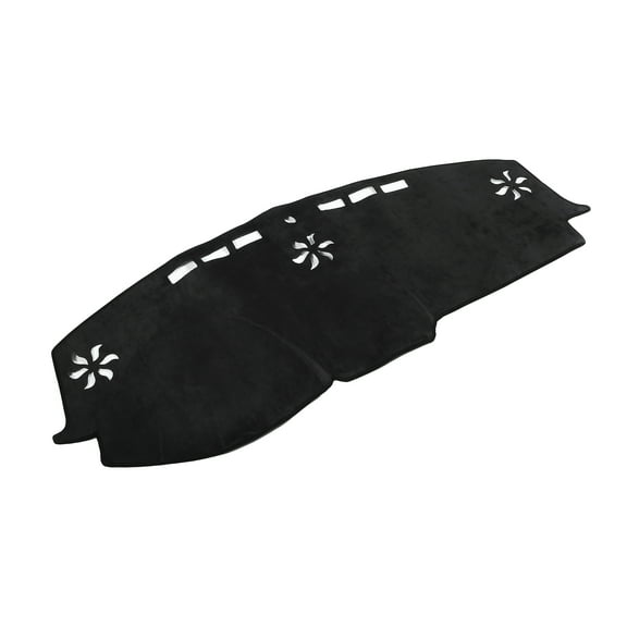 Unique Bargains Dashboard Cover Interior Non-Slip Dashboard Carpet Mat Pad for Dodge Charger 2008-2010 Flannel Black