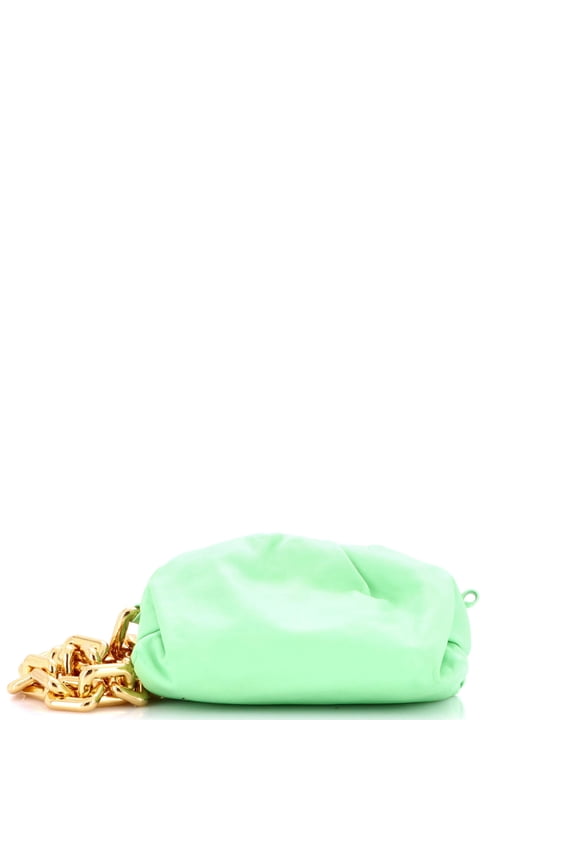 Pre-Owned The Chain Pouch Leather Teen By Rebag