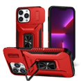 thumbnail image 1 of Funda para GANGXUN iPhone 13 Pro Max - Soporte metálico, Función magnética, Rojo, 1 of 5