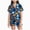 R253-Blue, variant on NOLDARES Girls Halloween 2PCS Pajama Sets Button Down Short Sleeve with Shorts Sleepwear Fall Winter Cute Lounge Outfit Sets for Teens,Purple,2-3 Y