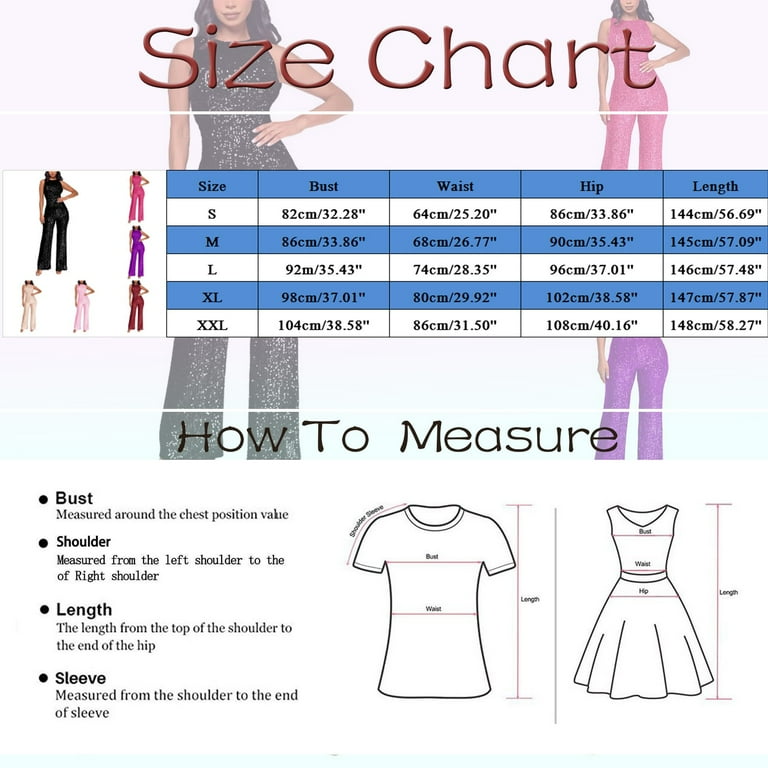 Blphud Ankle Length Skirt Womens Utility Jumpsuit Sequins Seamless High Waisted Waist and Smooth Fitted Top for Night Party Or Formal Wedding Suit Women Hot Pink S Walmart