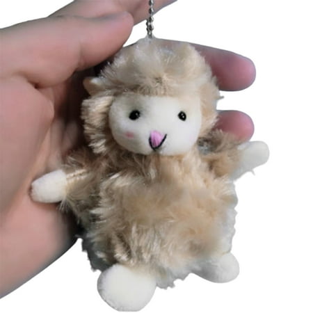

LIWEN Cute Little Sheep Lamb Plush Stuffed Toy Hanging Doll Bag Pendant Kids Gift