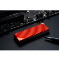 thumbnail image 3 of TISHITA 2280 SSD Solid State Heat Sink with Thermal Pad M2 2280 for Desktop PC Red, 3 of 8