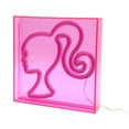 thumbnail image 4 of Barbie ICON LED Neon Pink Sign - 9" x 9" inch square USB powered, 4 of 5