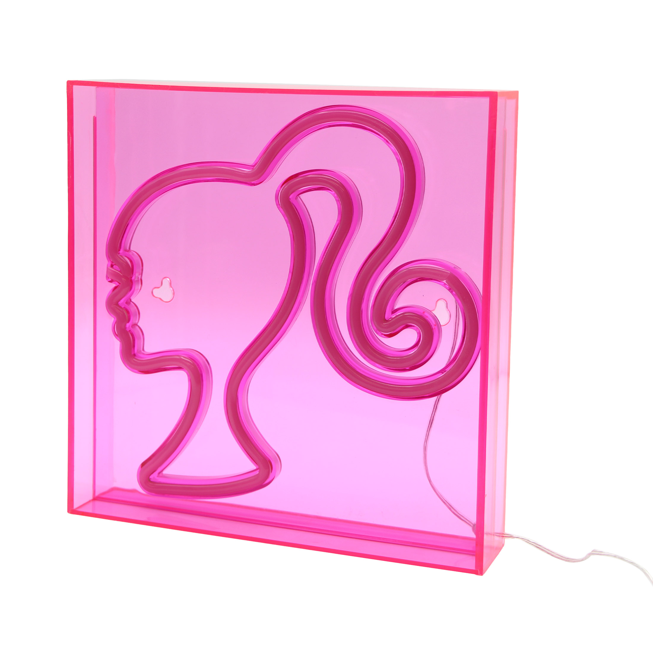 Mattel Barbie ICON LED Neon Pink Sign 9" x 9" photo 4