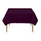 thumbnail image 1 of Pomp Berenjena Mantel De Poliéster Premium De 70 X 70 Pulgadas | Tela De Fácil Cuidado Resistente A Las Arrugas Y A Las Manchas | Se Adapta A Mesa Rectangular De 6 Pies., 1 of 1