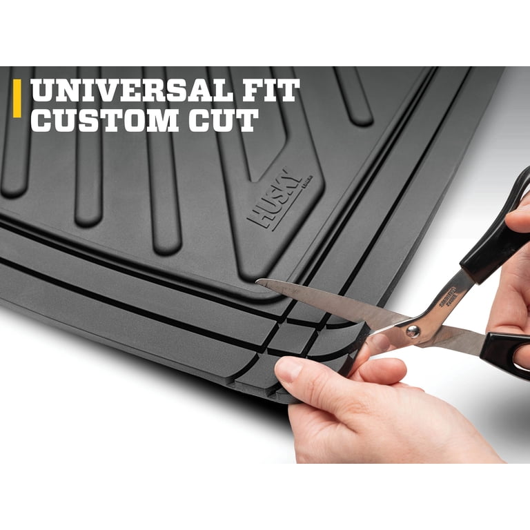 Husky Liners Uni-Fit Universal Floor Mats, Black, Set of 4 photo 6