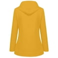 thumbnail image 3 of Raincoat for Women Clearance Women Solid Rain Jacket Outdoor Plus Size Hooded Raincoat Windproof, 3 of 5