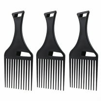 ACDANC 3pcs Smooth Hair Pick Comb Wide Hair Pick Comb Afro Hair Comb Barber Comb