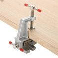 thumbnail image 5 of 2X Mini Table/Bench Vise, Aluminum Alloy Mini Vise Hobby Table Craft Jewelry Clamp Repair Tool with Adjustable Jaws, 5 of 5