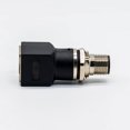 thumbnail image 4 of HELIAHO M12 to RJ45 Bulkhead Adapter Waterproof M12 A Code 4 Pin Male to RJ45 Jack Straight Black CJ911-84647, 4 of 8