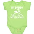 thumbnail image 3 of Inktastic Farmer My Daddy Still Plays with Tractors Boys or Girls Baby Bodysuit, 3 of 5