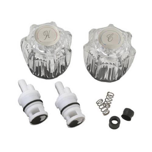 SK0085 DeltaDelex Lavatory Faucet Repair Kit, Clear Handles Quantity