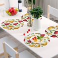 thumbnail image 6 of Ryvnso Christmas Bells Round Plate Mats Dining Table Placemat 1 Piece for Holiday Decoration, 6 of 7
