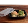 thumbnail image 5 of EcoQuality Meal Prep Containers [150 Pack] Black Rectangle Containers with Lids, Food Storage Bento Box, Microwavable, Premium Bowl, Stir Fry | Lunch Boxes | BPA Free | Freezer/Dishwasher Safe (12 oz), 5 of 5