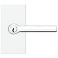 thumbnail image 3 of Baldwin ENTUBCFR190 Tube Single Cylinder Keyed Entry Door Lever Set - Black, 3 of 7