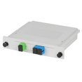 1 Point 2 Plugin Optical Splitter Sc/Upc Square Head Fiber Splitter