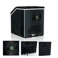 thumbnail image 3 of FOOING Ice Maker 40 lb Freestanding Countertop Ice Machine Squares Ice Cube Maker (Black), 3 of 11