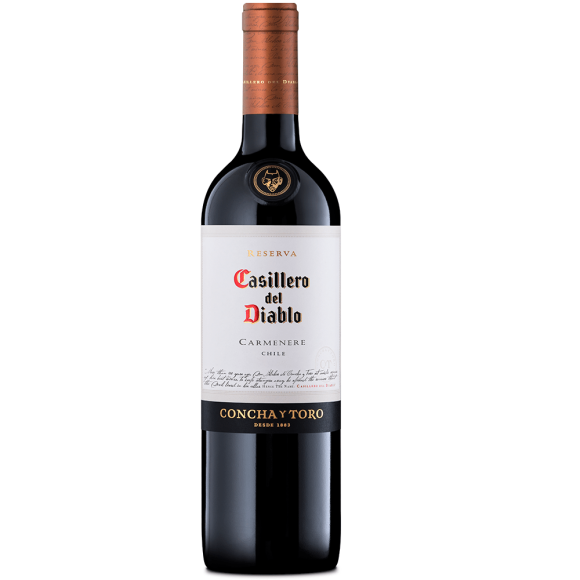 Pack de 6 Vino Tinto Casillero Del Diablo Carmenere 750 ml