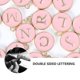 thumbnail image 3 of YSNOOWE 1Jgo Adorno De Aleación Rosa Para Bisutería Con Letras En Ambos Lados Para, 3 of 8
