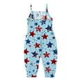 thumbnail image 7 of YunPes Girls Jumpsuit Summer Independence Day Clothing Strapless Personalized Printing Retro Comfortable Casual Jumpsuit First Birthday Romper, 7 of 7