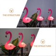 thumbnail image 3 of Flamingos Garden Decor Lights Waterproof Outdoor Solar Stake Landscape Light (1 in 3 way), 3 of 3