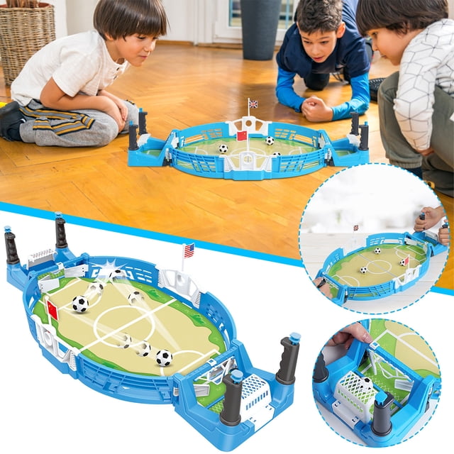 WLOELOEW As shown Tabletop Football Board Game Football Field Toy Two-Person Interactive Catapult Game