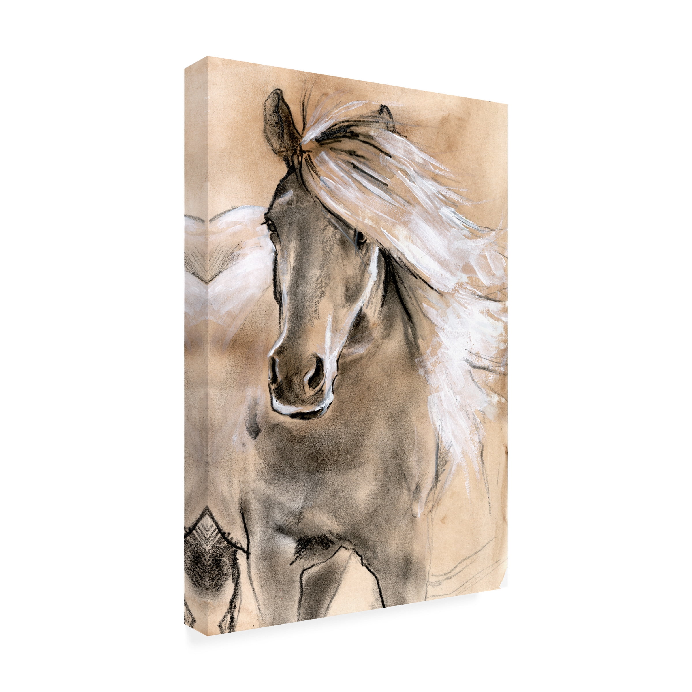 Jennifer Paxton Parker 'Sketched Horse I' Canvas Art