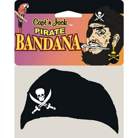 Pirate Jack Head Bandana Halloween Accessory