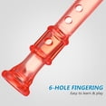 thumbnail image 4 of Miangastore 12 Pcs Soprano Recorder Instruments Transparent Flutes Musical Instruments Early Education Develop Recorders Musical Educational Toys for Kids, 4 of 9
