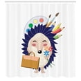 thumbnail image 3 of Ambesonne Hedgehog Shower Curtain, Boy Animal, 69"Wx84"L, Multicolor, 3 of 3