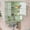 Green, variant on Bathroom Wall Cabinet,23.6'' W Glass Doors Modern Two-door Wall Cabinet with Open Shelf and Towel Rack for Bathroom,White