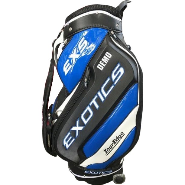 NEW Tour Edge Golf Exotics EXS Demo Staff Bag Wheeled 4way Top Black