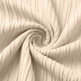 thumbnail image 5 of Efsteb Women's Round Neck Ruffle Sleeve Pleated Mini Dress Short Sleeve A-Line Dress for Summer Daily Work Office Casual (Khaki,XXL), 5 of 9