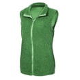thumbnail image 4 of Heliisoer Pocket Women Zipper Solid Color Jacket Plush Sleeveless Lapel Vest Loose, 4 of 8