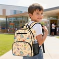 thumbnail image 4 of Jeiento Cute Capybara 13.5" Household Daily Toddler Backpack, Kids Preschool Bag, Stable Structure Multi Compartment Bag for Kindergarten Daily Learning Supplies, 4 of 7