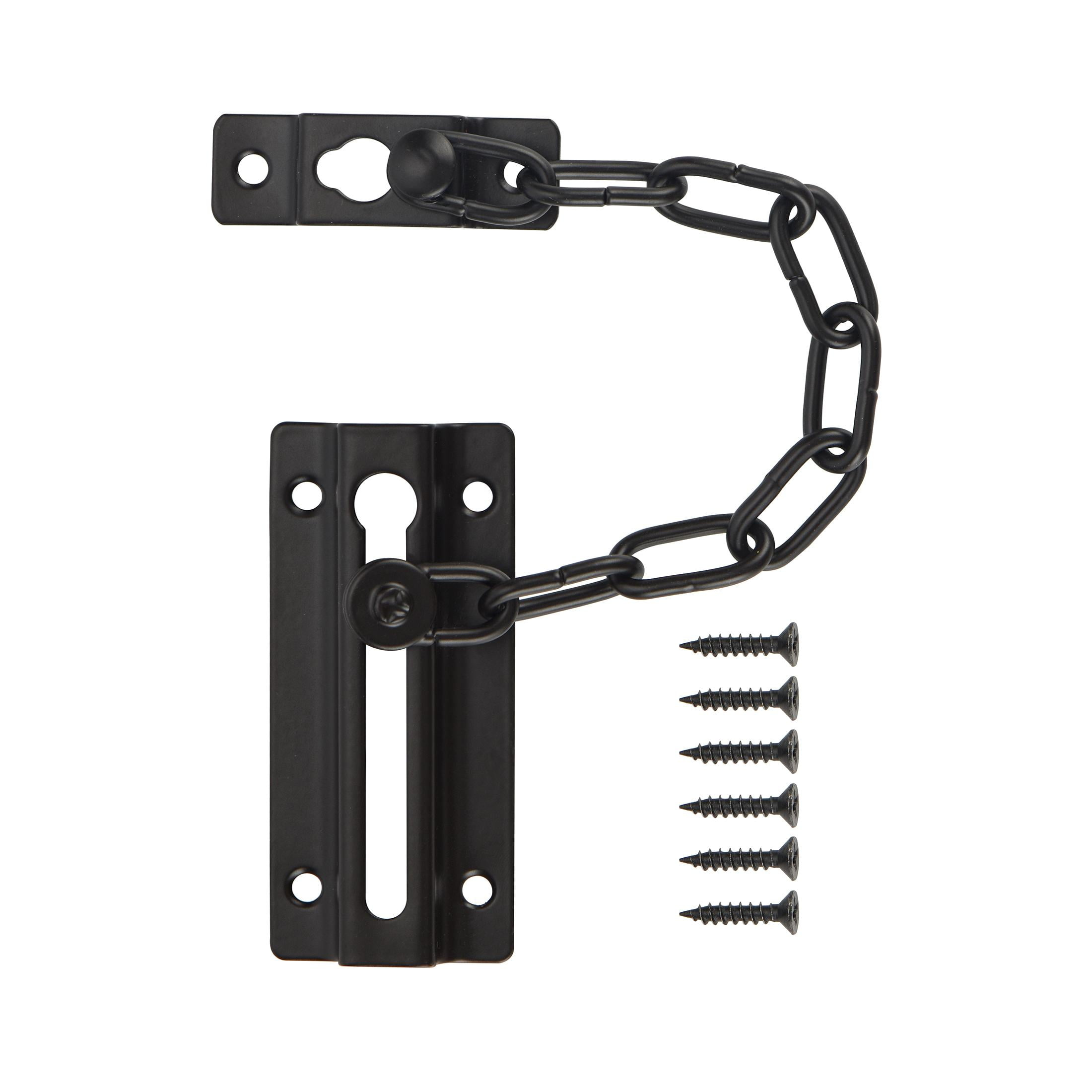 Hyper Tough Steel Privacy Chain Door Guard, Oil Rubbed Brass Finish