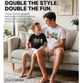 thumbnail image 2 of BROOKLYN VERTICAL 2-Pack Boys Short Sleeve Crew Neck T-Shirt with Chest Print | Soft Cotton Graphic Tees Sizes 6-20, 2 of 7