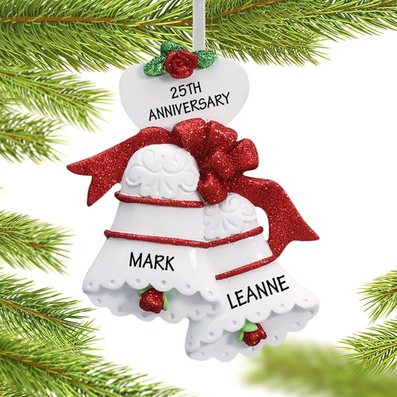 Anniversary Wedding Bells Ornament