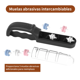 thumbnail image 3 of Afilador De Cuchillos De Cocina,afilador Y Tijeras,4 En 1 Xtellar negro, 3 of 3