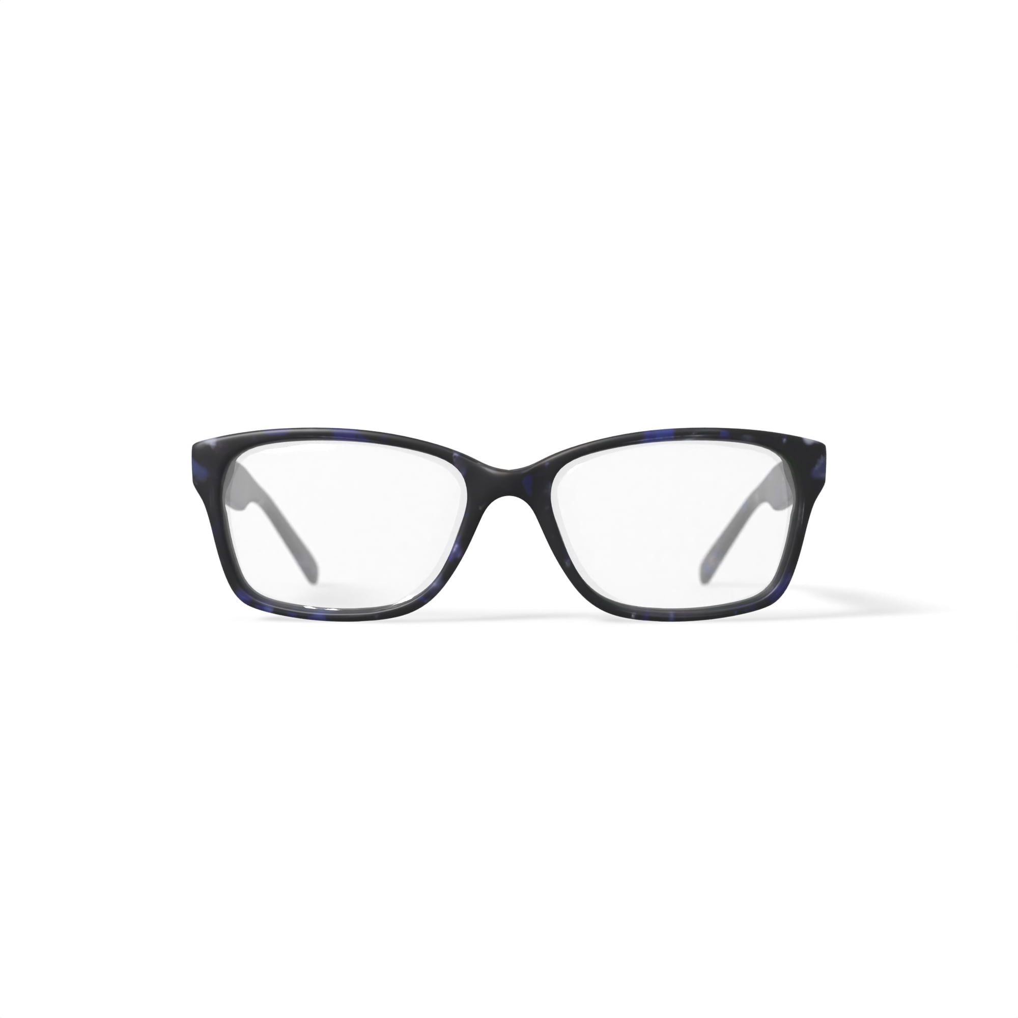 Christian Siriano Women's Lui Square Prescription Eyeglasses with Case, Navy Tortoise