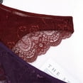thumbnail image 6 of Charmo Women's Lace Back Underwear Bikini Cheeky Tangas Lace Panties Pack, 6 Packs, 6 of 6