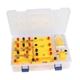 thumbnail image 3 of Juego de experimentos de electricidad, Kit de aprendizaje de ciencias físicas con estuche de almacenamiento, kits de circuitos de ciencia de juguetes, 3 of 8