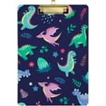 thumbnail image 1 of FMSHPON Dinosaurs Clipboard Hardboard Wood Nursing Clip Board and Pull for Standard A4 Letter 13x9 inches, 1 of 8