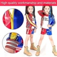 thumbnail image 4 of Disfraz de Harley Quinn para niños y niñas adultas, disfraz de Halloween, disfraz de escuadrón suicida, vestidos elegantes, 4 of 5