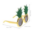 thumbnail image 2 of WHAMVOX 2pcs Summer Beach Party Pineapple Glasses Cute Fruit Sunglasses Fruit Shape Glasses For Hawaiian Luau And Pool Party Decorations, 2 of 8