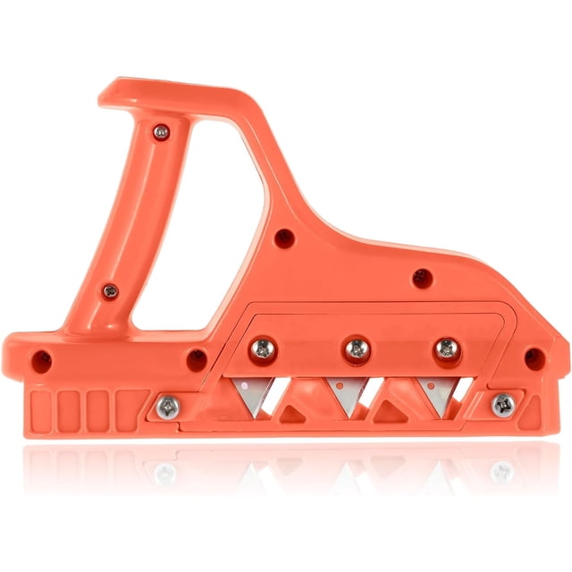 Yazoeia Plasterboard Fast Cutter, Precise 45° 60° Gypsum Board Chamferer, with 10 Blades, Plastic Plasterboard Edger Drywall Edge Hand Tool, Gypsum Board Hand Plane for Drywall CJC912-180362