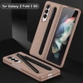 thumbnail image 2 of Funda De Teléfono Compatible Con Samsung Galaxy Z Fold 3 5G Funda Con Portalápices Funda Trasera De Cuero Antideslizante A Prueba De Golpes Yuarrent EL016488-04, 2 of 5