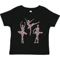 thumbnail image 3 of Inktastic Geometric Pattern Ballerinas Girls Toddler T-Shirt, 3 of 5