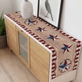 thumbnail image 4 of Independence Day Table Runner - 36 Inch Long, Kitchen Dining Table Runner Dresser Scarves, Texas Star American Country Wooden Farmhouse Decor for Coffee Tables Wedding Party Banquet, 4 of 8